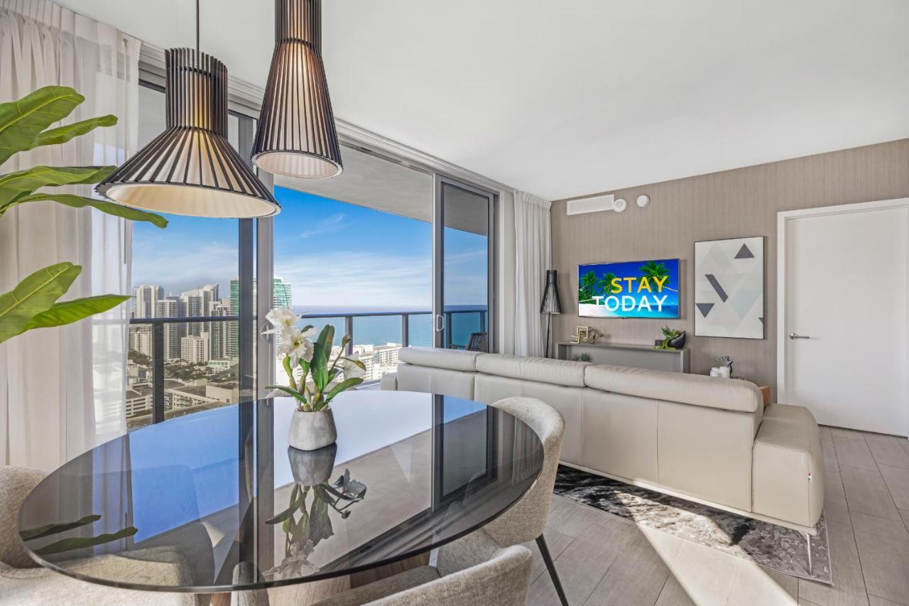 Hyde Beach House - Luxury 2-Bedroom - Gorgeous View - Resort Amenities - Rooftop Pool - Hot Tub - Tennis Court - Minutes To The Ocean 好莱坞 外观 照片